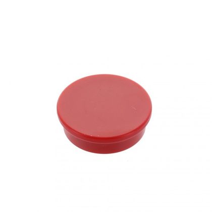Extrémne silný kancelársky magnet, okrúhly, červený