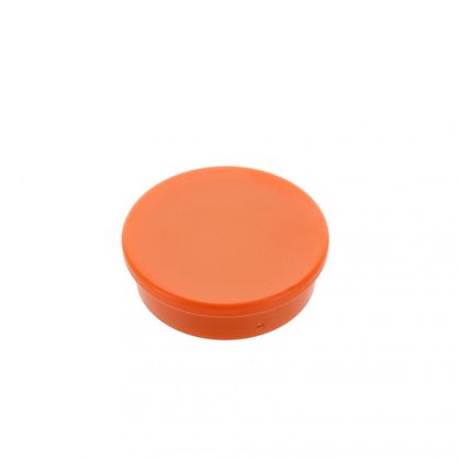 Extrémne silný kancelársky magnet, okrúhly, oranžový